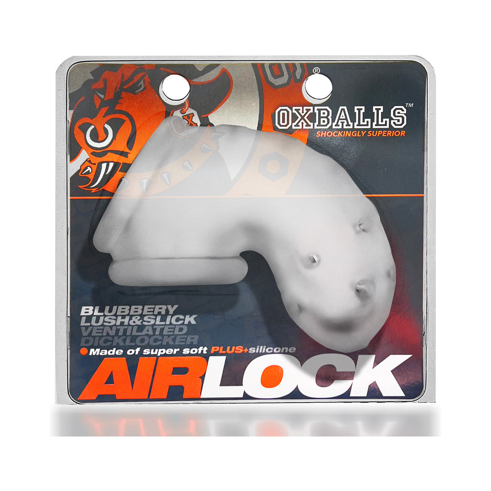 Oxballs Airlock Air-Lite Vented Chastity - Clear Ice