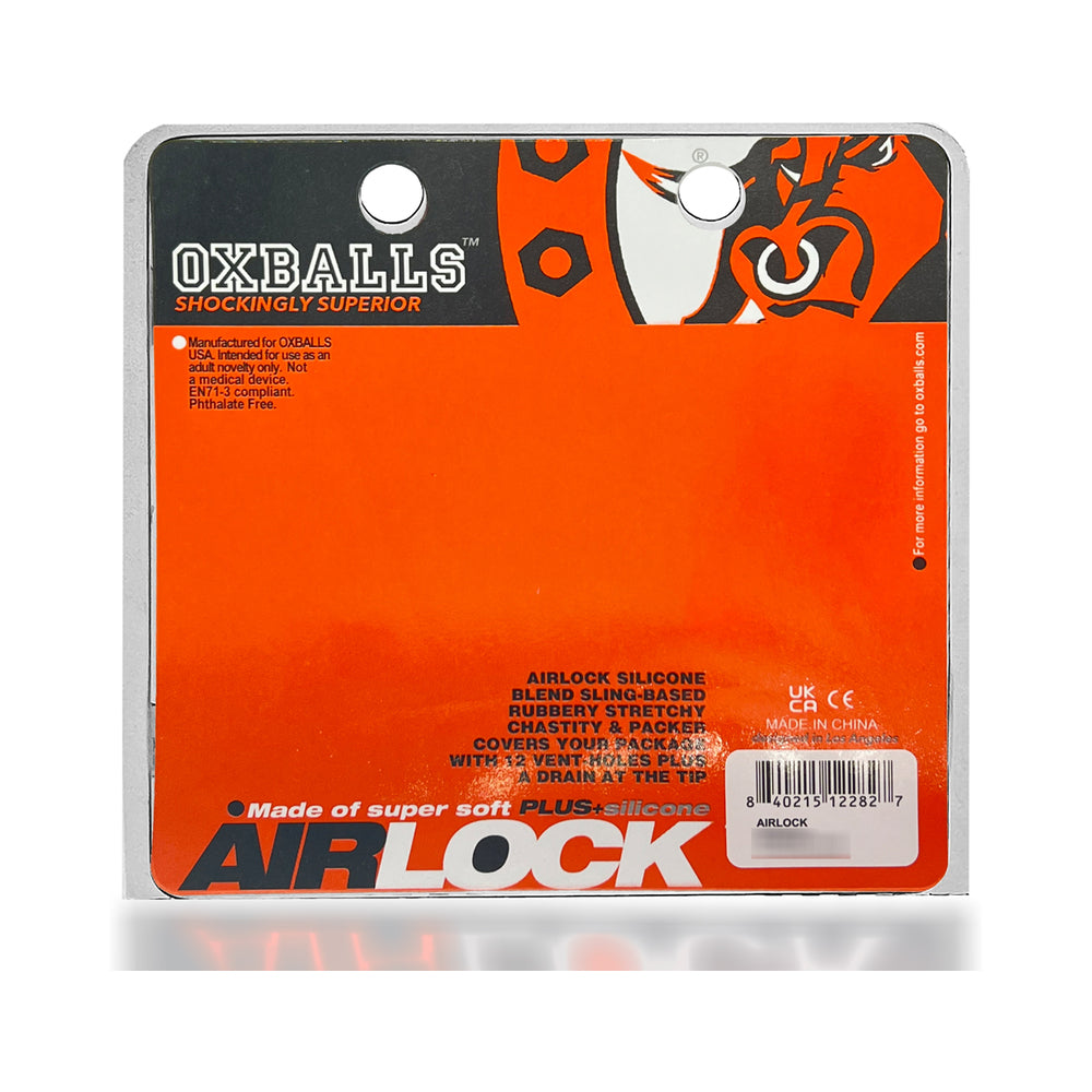 Oxballs Airlock Air-Lite Vented Chastity - Clear Ice