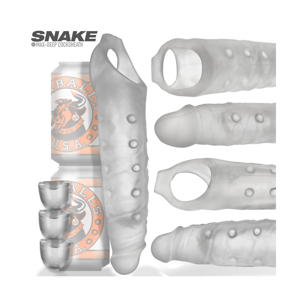 Oxballs Snake Deep-Reacher Cocksheath - Clear Ice
