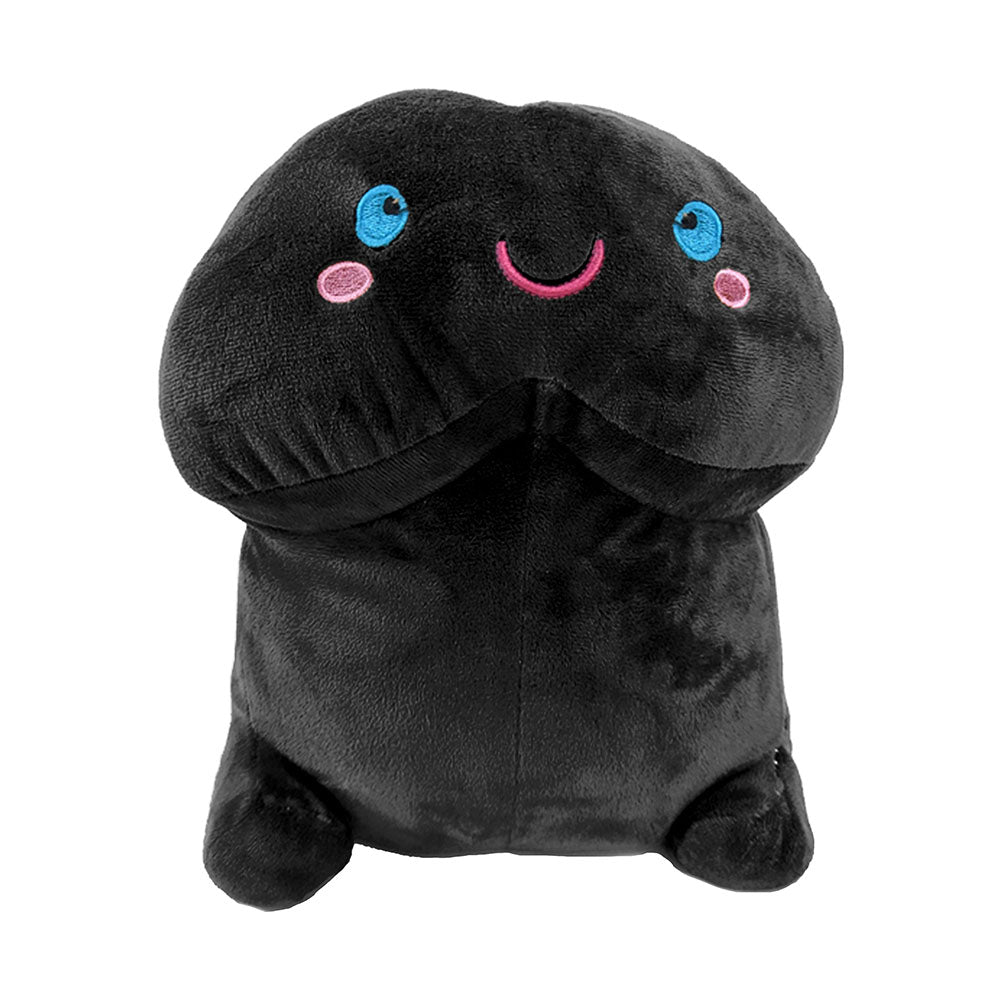 Shots Short Penis Plushie - Black 12" / 30 cm