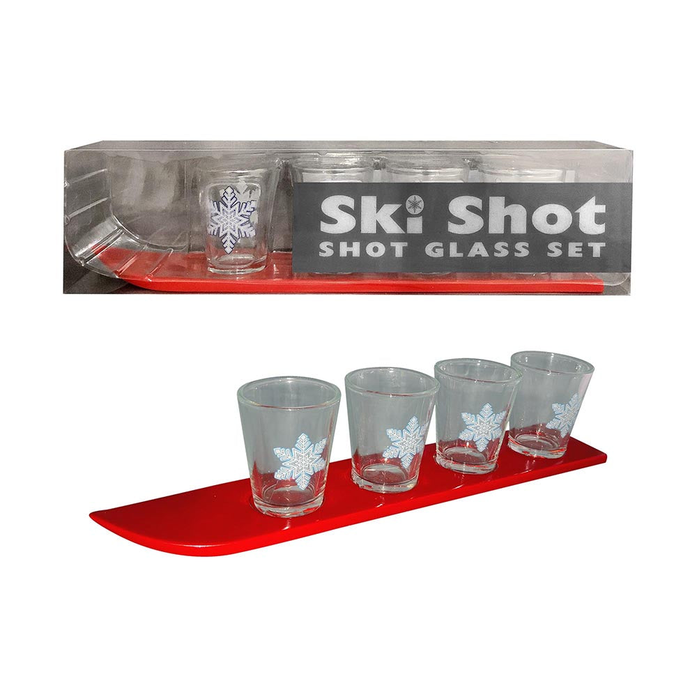 Ski Shot Glass Set - Set of 4