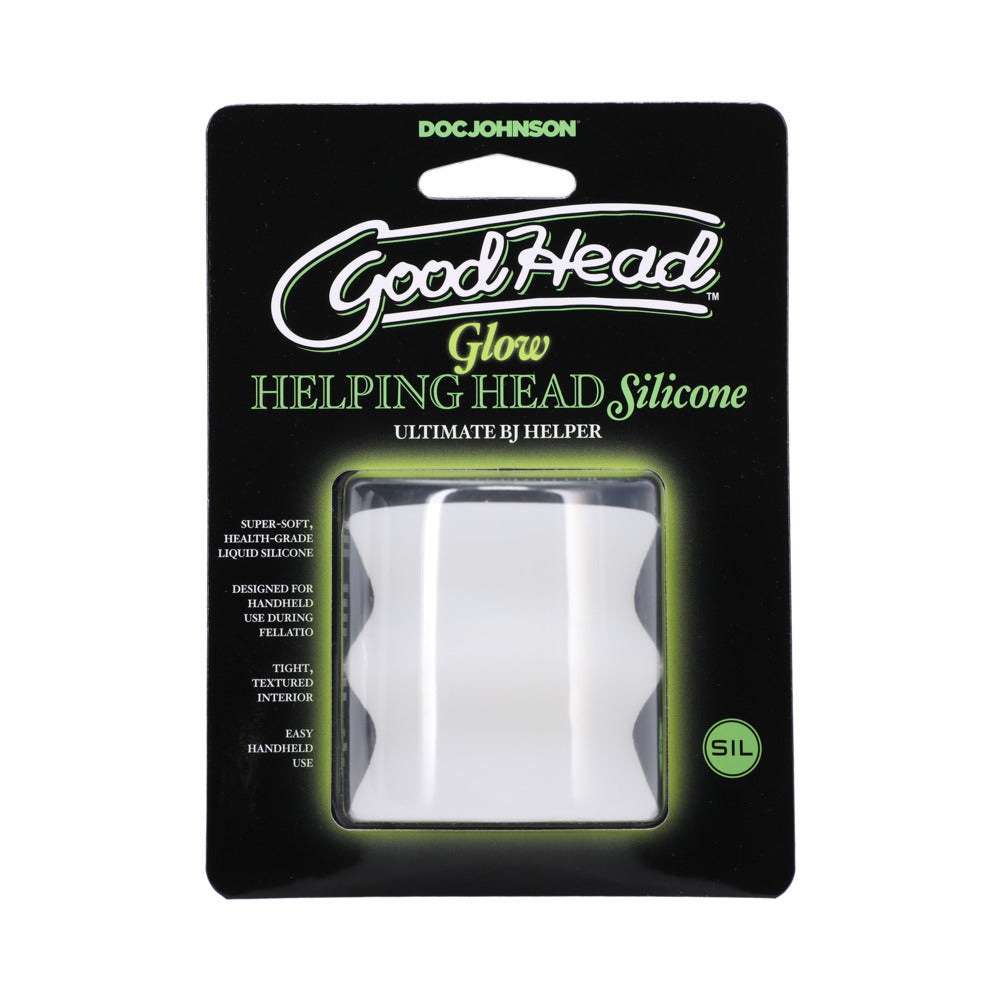 GoodHead Silicone Glow Helping Head - Frost
