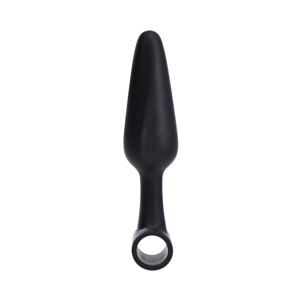 In A Bag 5" Vibrating Butt Plug - Black