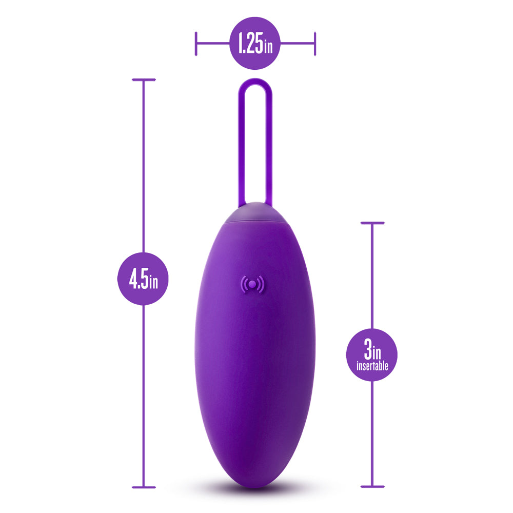 Blush Wellness Imara Vibrating Egg w/Remote - Purple