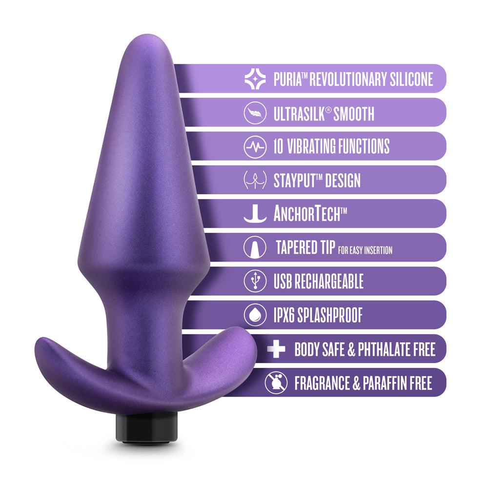 Blush Anal Adventures Matrix Interstellar Plug - Astro Violet