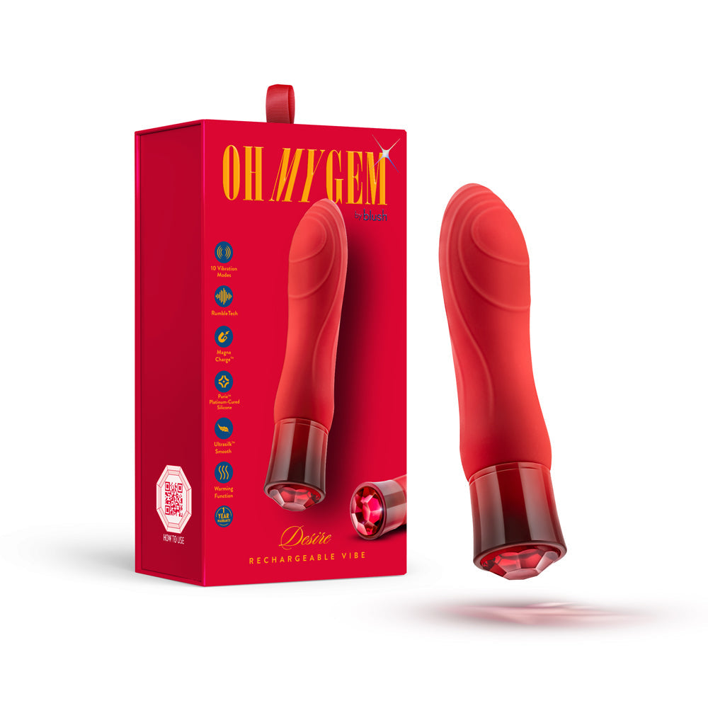Blush Oh My Gem Desire Warming Vibe - Ruby