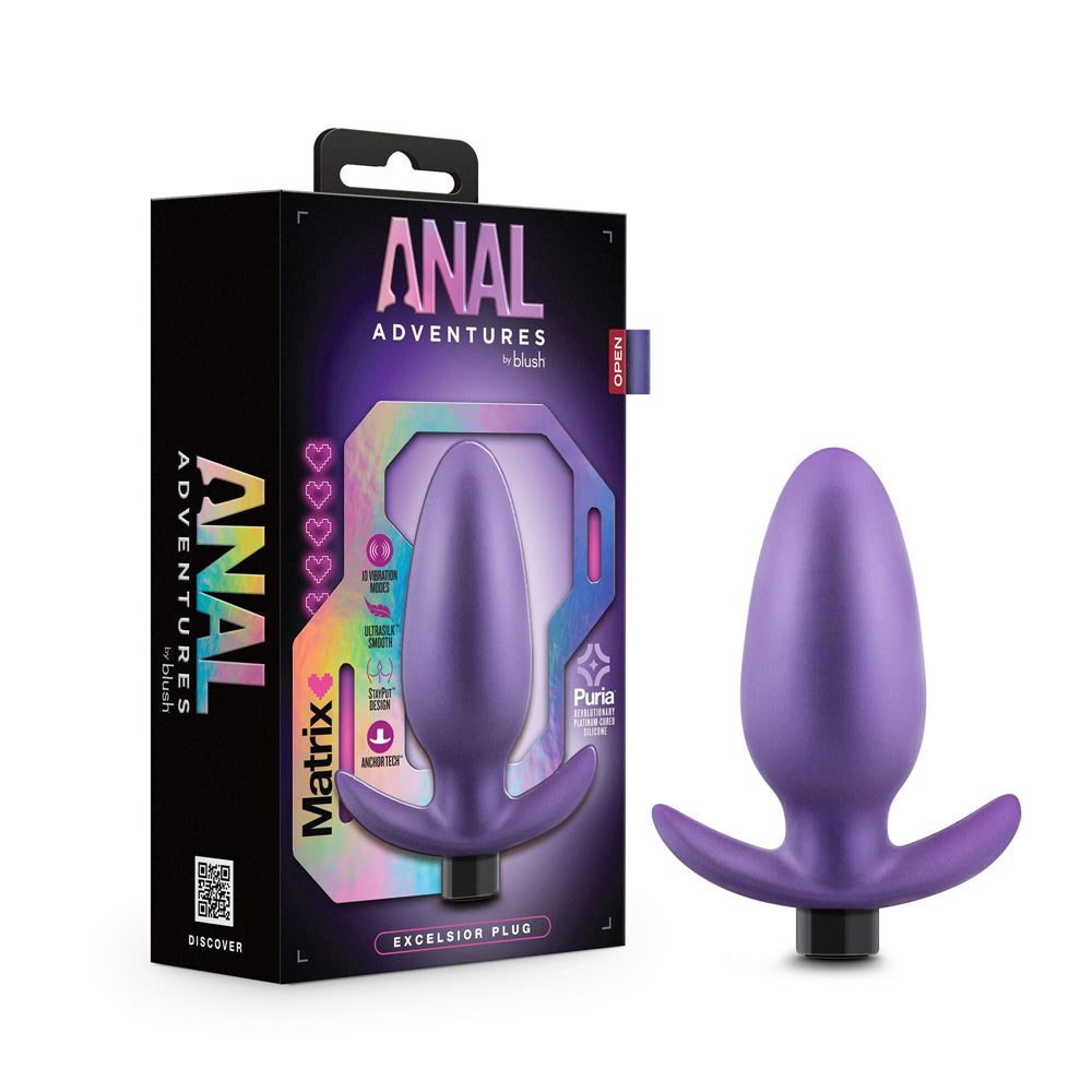 Blush Anal Adventures Matrix Excelsior Plug - Astro Violet