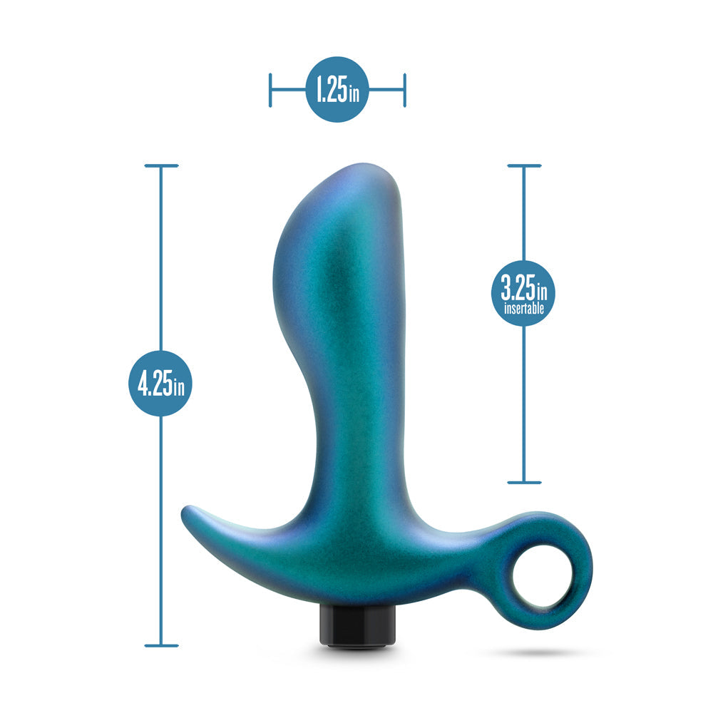Blush Anal Adventures Matrix Teleportation Plug - Lunar Blue