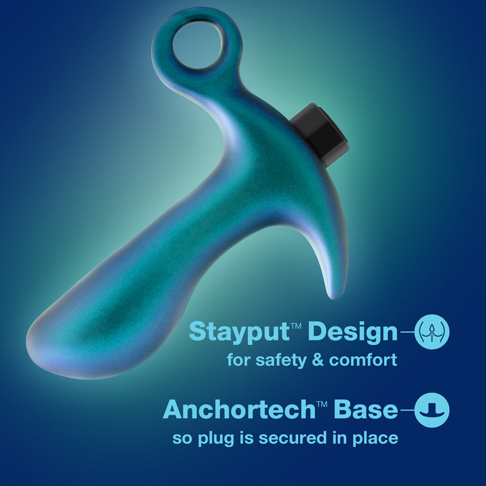 Blush Anal Adventures Matrix Teleportation Plug - Lunar Blue