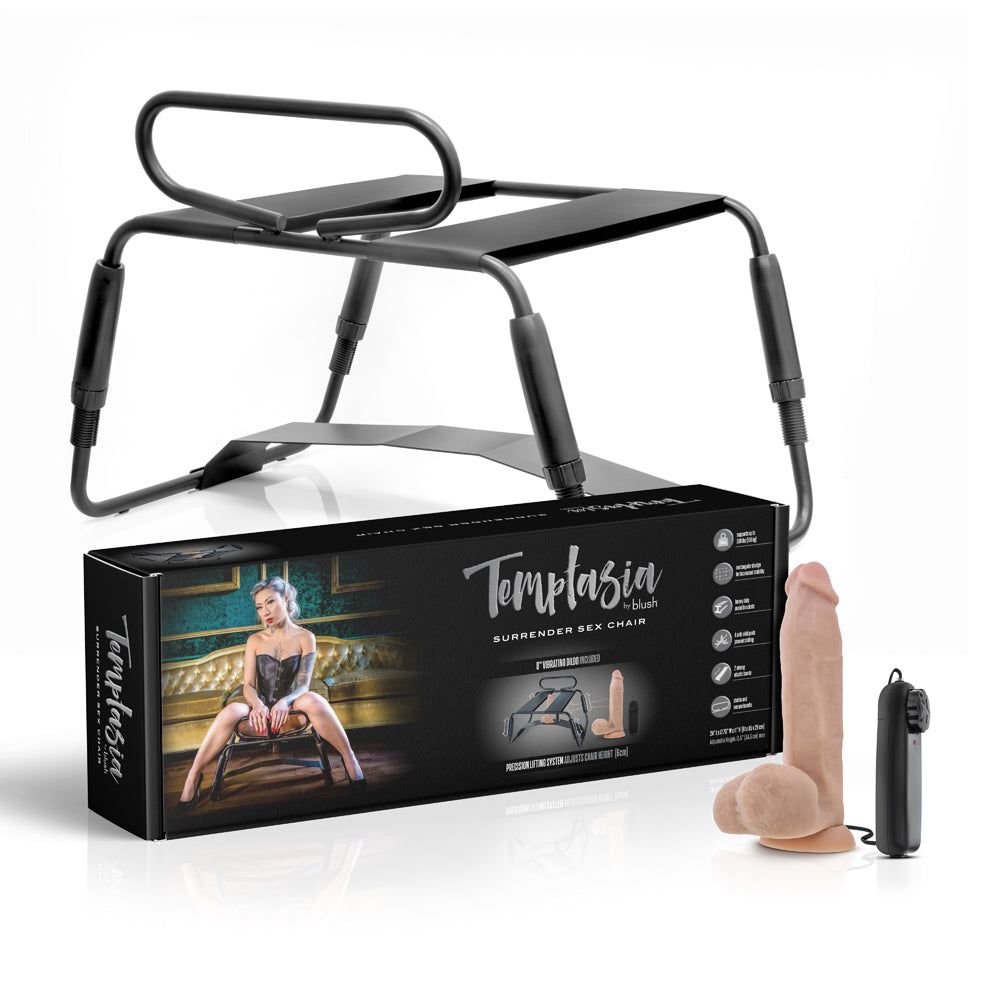 Blush Temptasia Surrender Sex Chair-Black