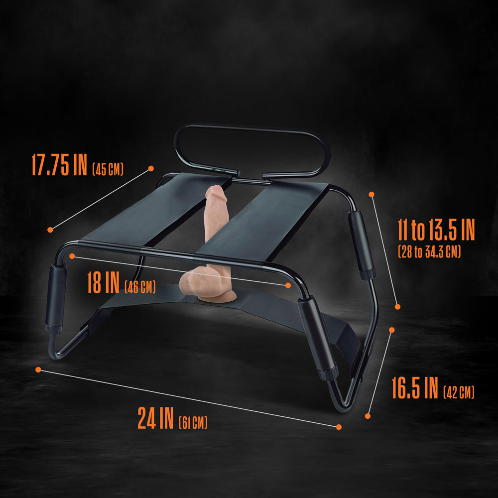 Blush Temptasia Surrender Sex Chair-Black