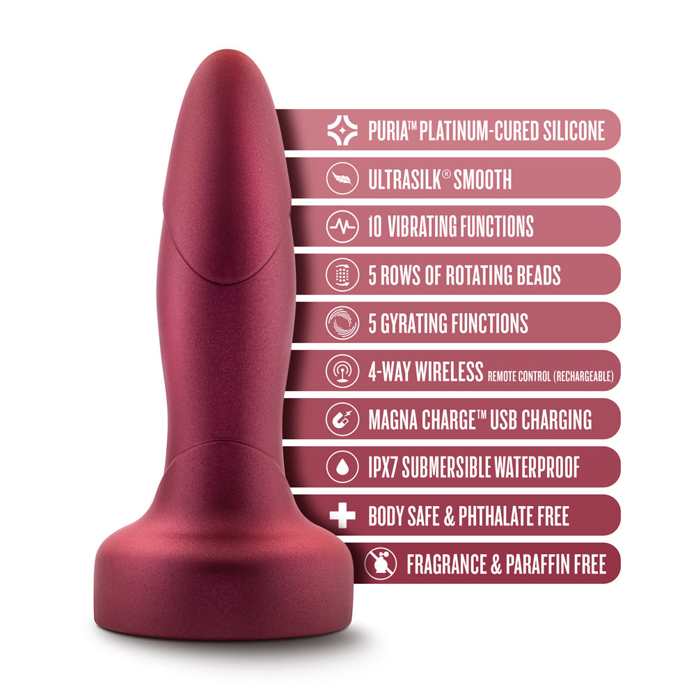 Blush Anal Adventures Matrix Atomic Plug - Martian Wine