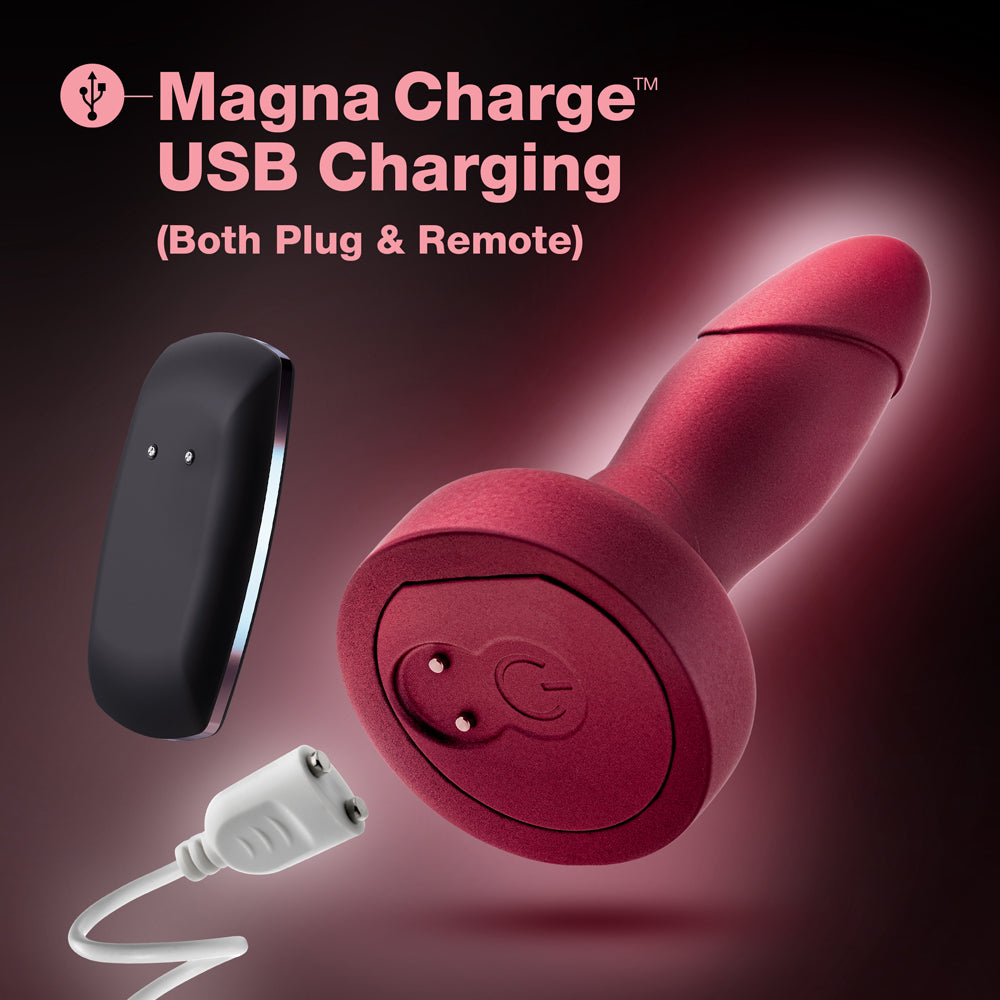 Blush Anal Adventures Matrix Atomic Plug - Martian Wine