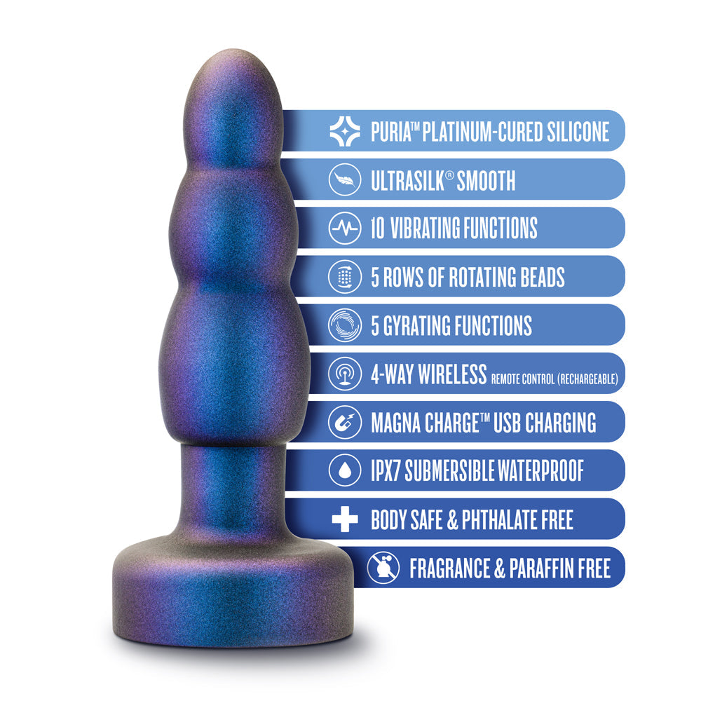 Anal Adventures Matrix Kinetik Plug-Space Age Blue