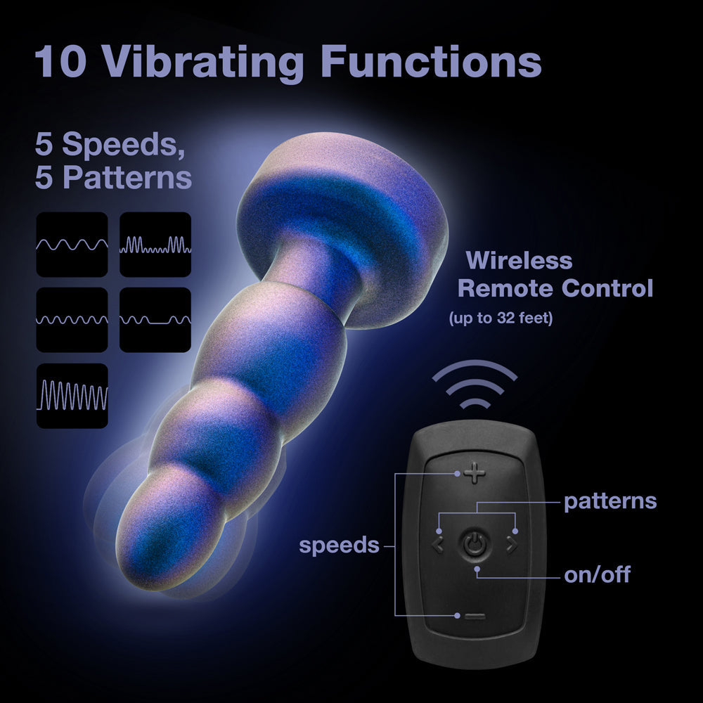 Anal Adventures Matrix Kinetik Plug-Space Age Blue