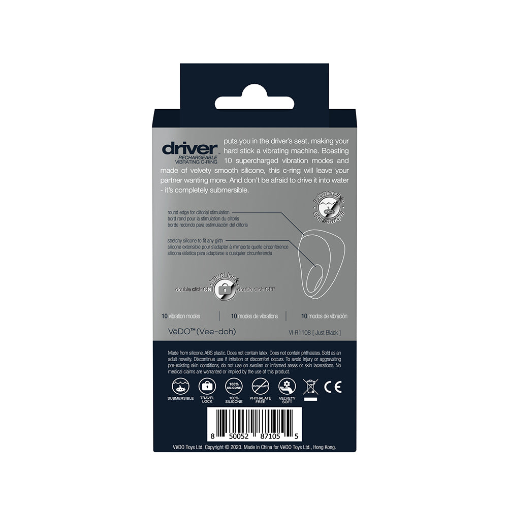 VeDO Driver Rechargeable C Ring - Black