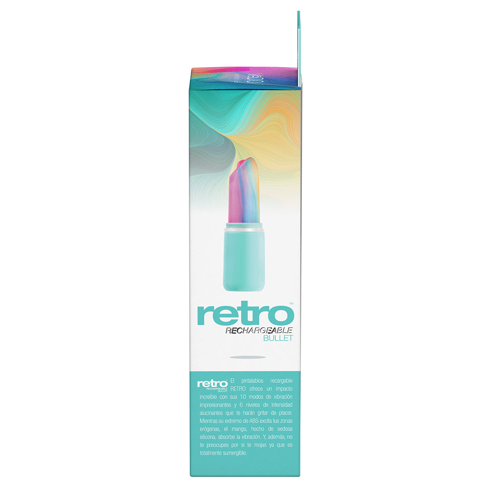VeDO Retro Rechargeable Bullet Lip Stick Vibe - Turquoise