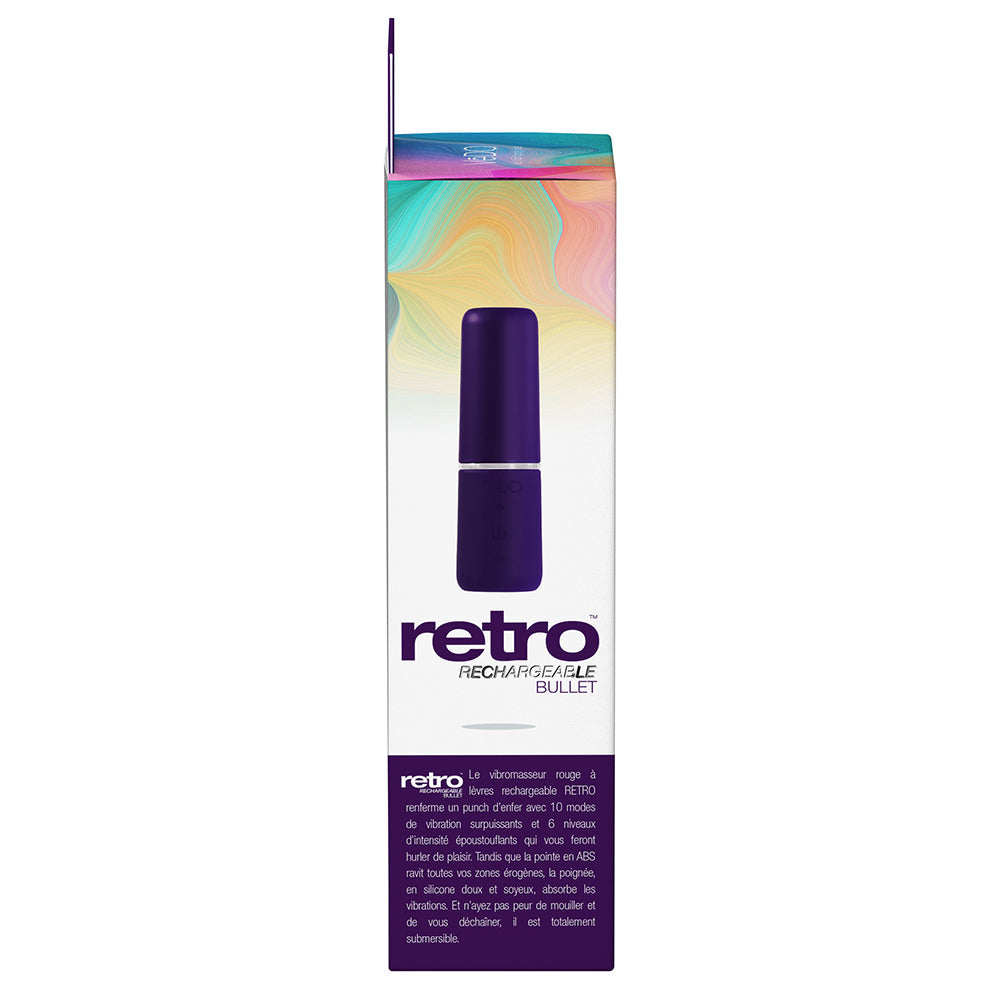 VeDO Retro Rechargeable Bullet Lip Stick Vibe - Purple