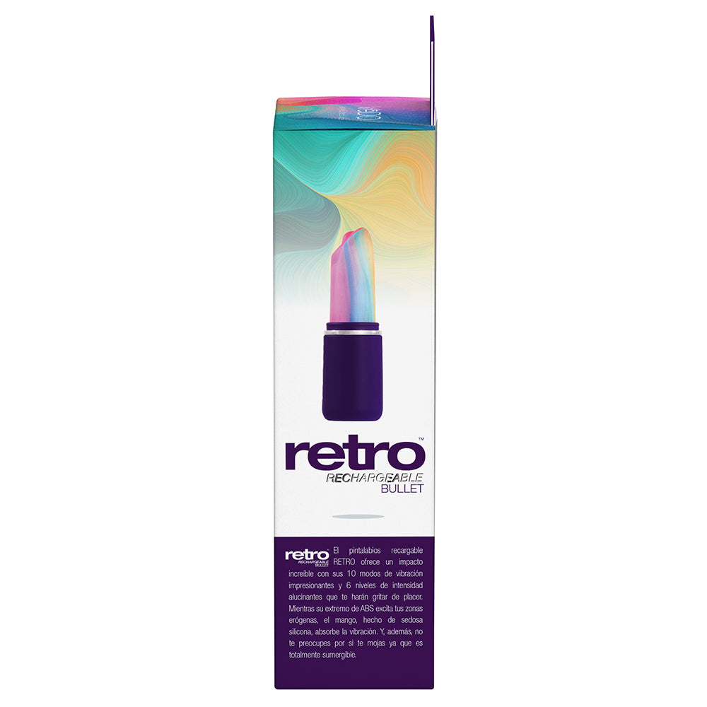VeDO Retro Rechargeable Bullet Lip Stick Vibe - Purple