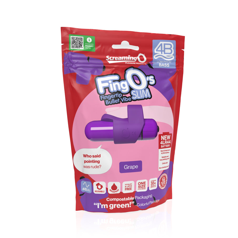 Screaming O 4B FingO Slim - Grape
