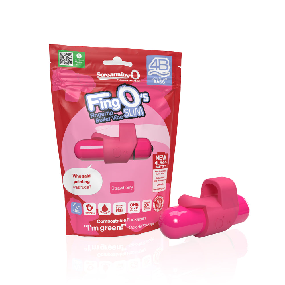 Screaming O 4B Fingo Slim-Strawberry