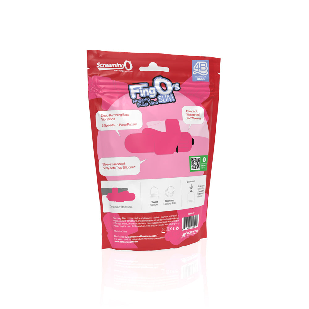 Screaming O 4B Fingo Slim-Strawberry