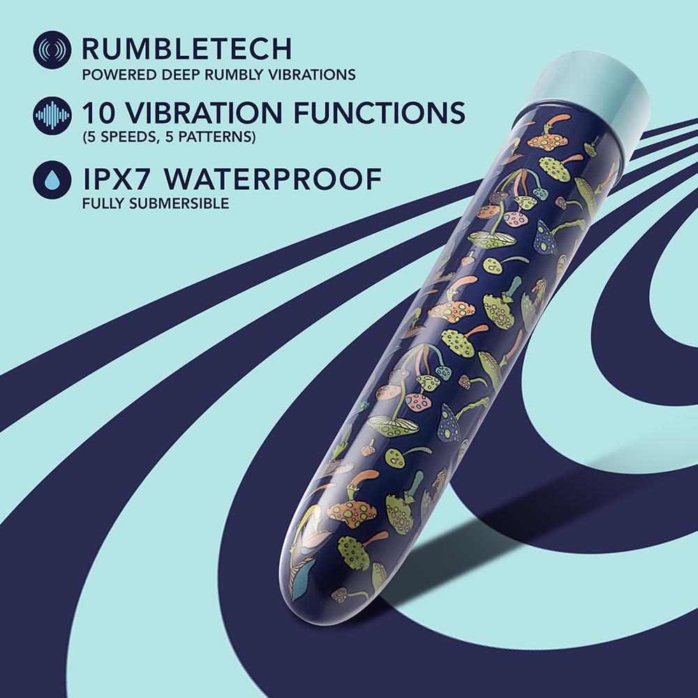 Blush Limited Addiction Dreamscape 7" Rechargeable Vibe - Blue