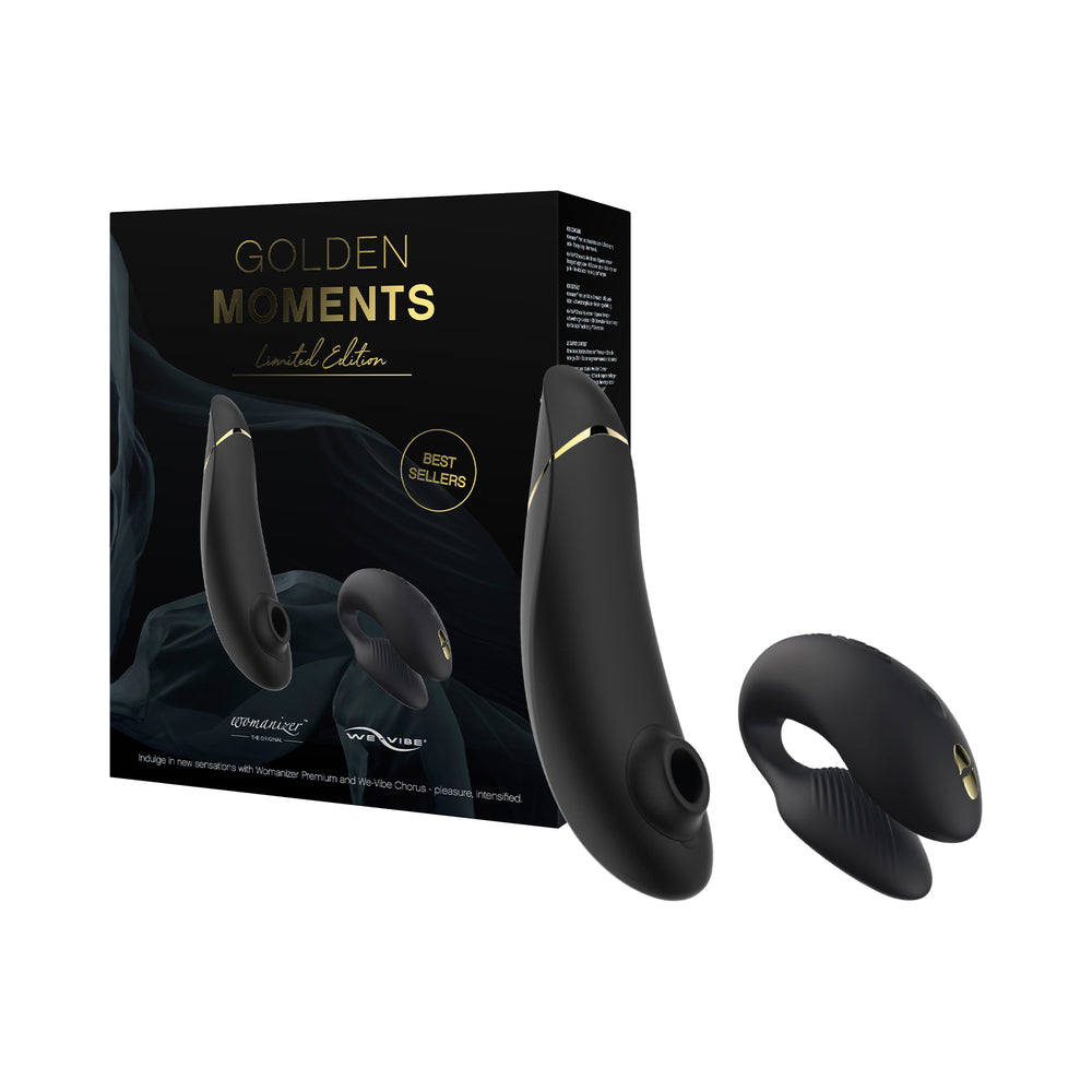 We-Vibe Chorus / Womanizer Premium 2 Golden Moments Collection 2023 - Black/Gold