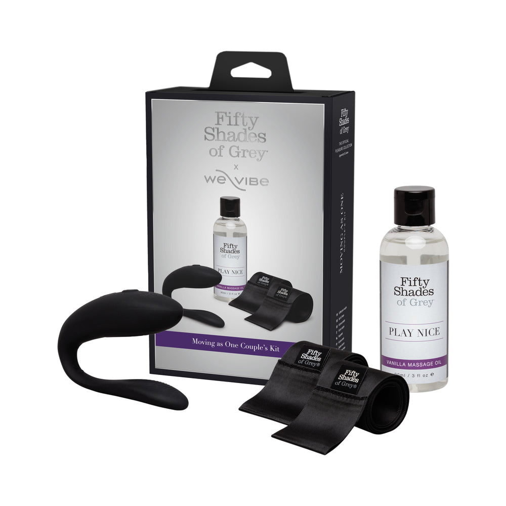 Fifty Shades of Grey X We-Vibe Moving As One Couples Kit-Black