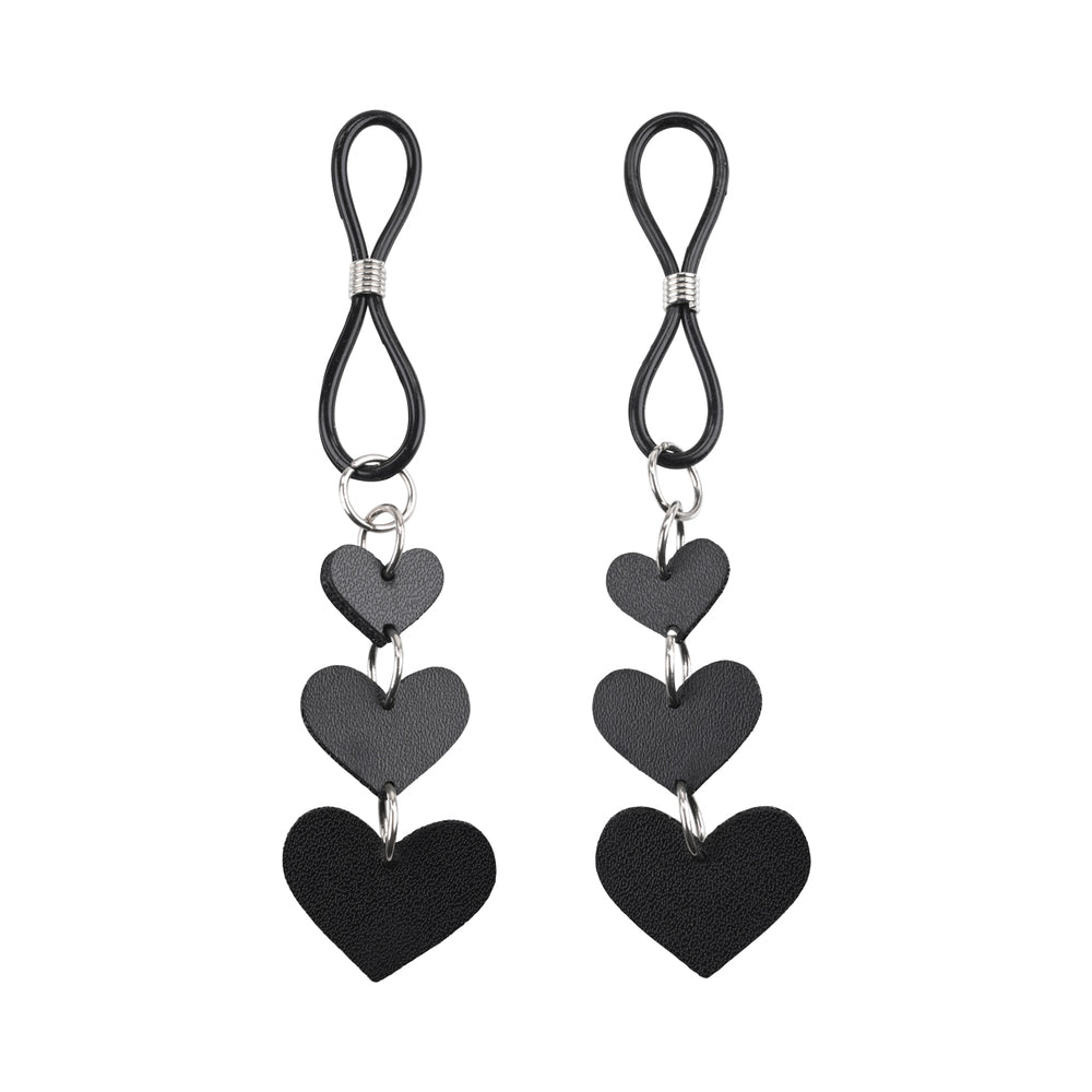 S&M Heart Nipple Ties