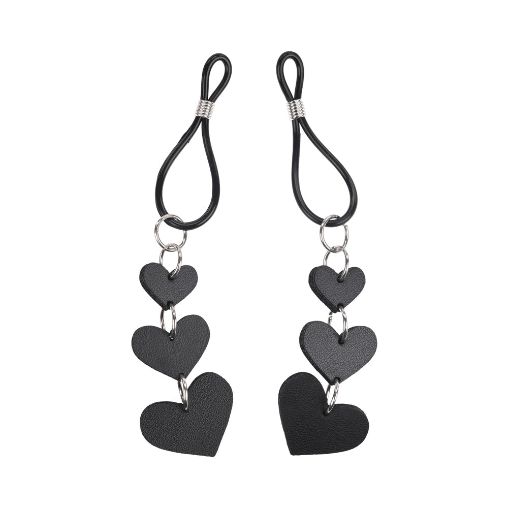 S&M Heart Nipple Ties