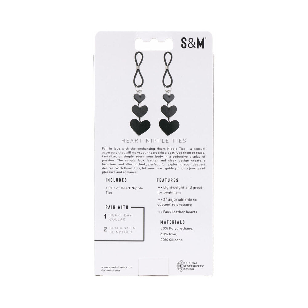S&M Heart Nipple Ties