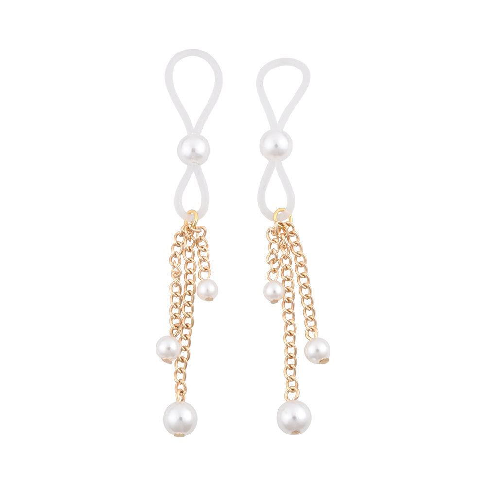 S&M Pearl Nipple Ties