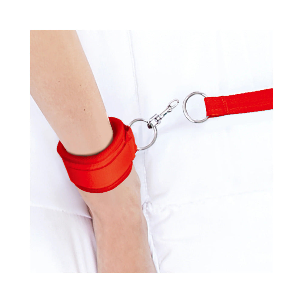 Lux Fetish 7 pc Bed Spreader - Red