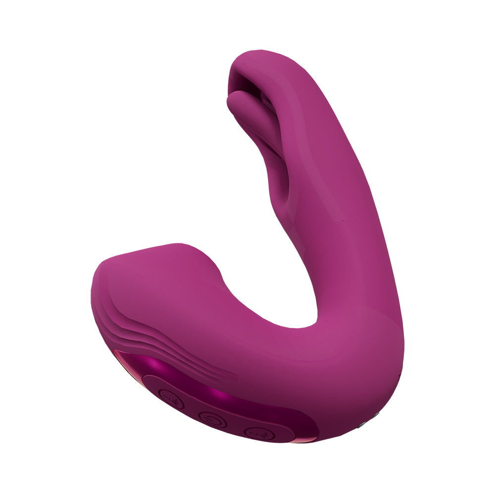 Shots Vive Yuna Dual Action Airwave Vibrator & G-Spot Stimulator - Pink