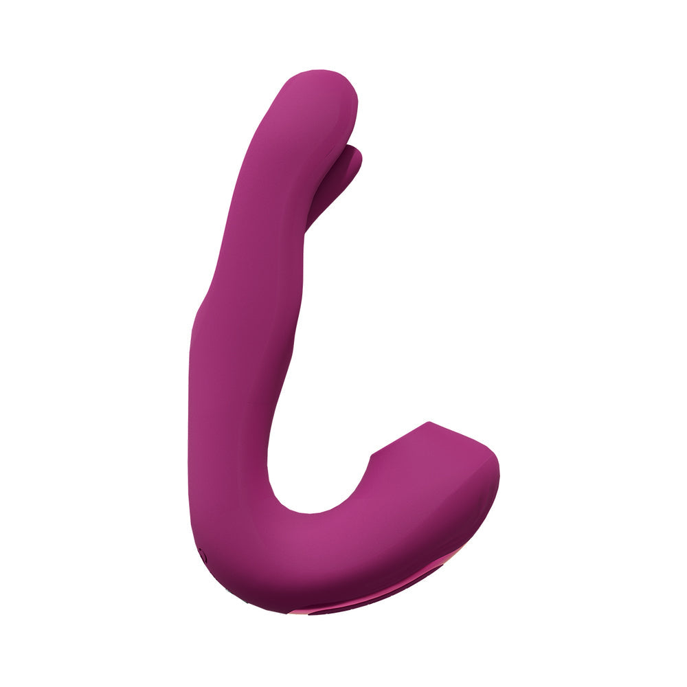 Shots Vive Yuna Dual Action Airwave Vibrator & G-Spot Stimulator - Pink
