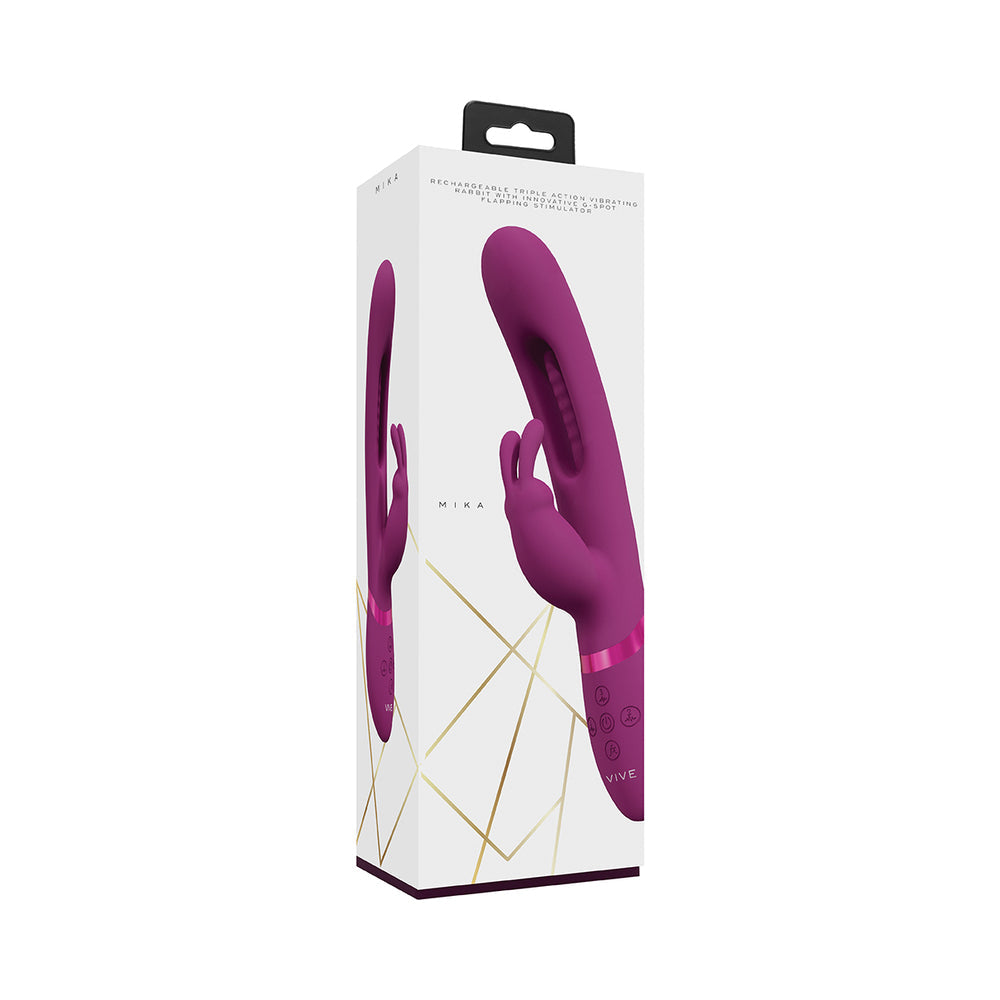 Shots Vive Mika Flapping Tongue Rabbit Vibrator - Pink