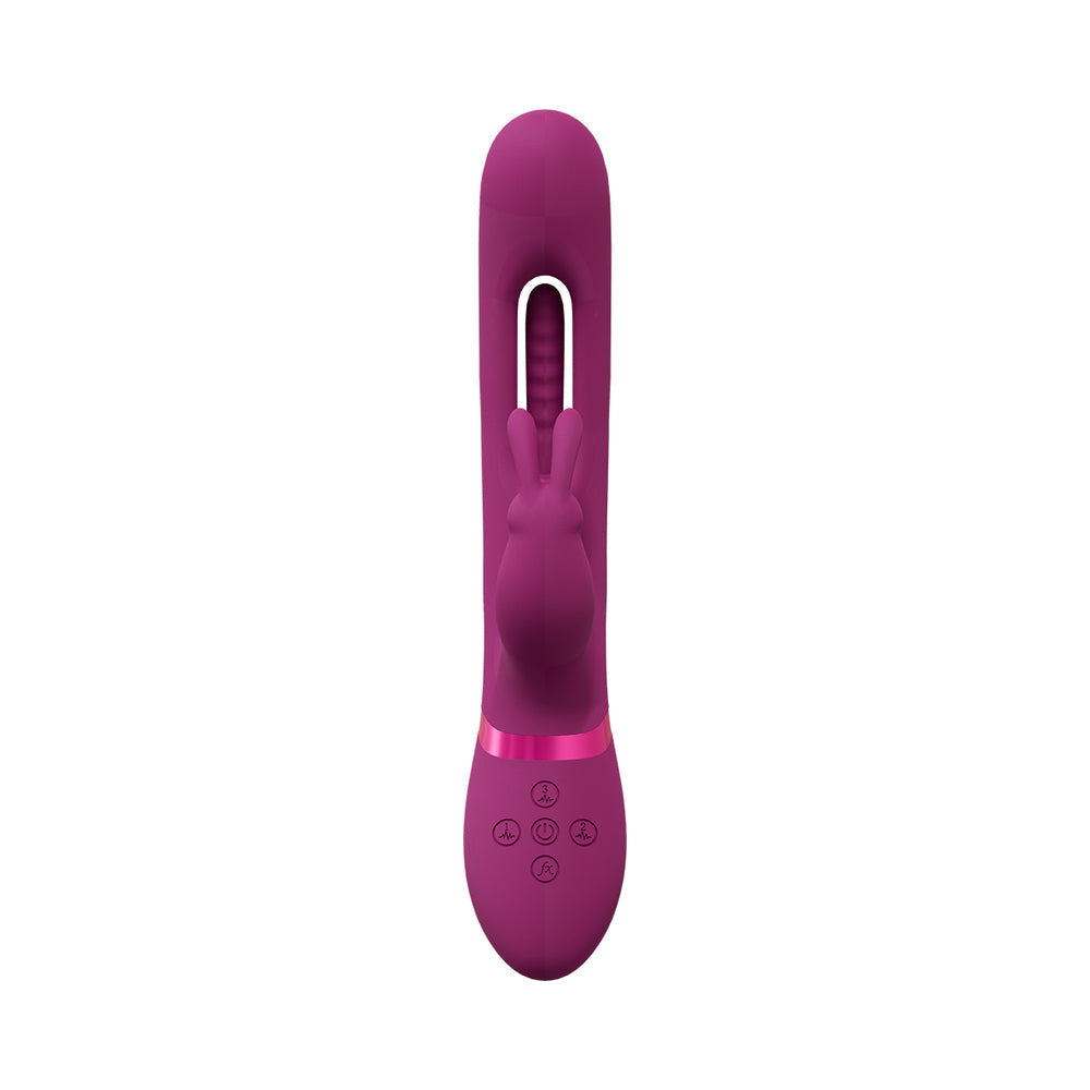 Shots Vive Mika Flapping Tongue Rabbit Vibrator - Pink