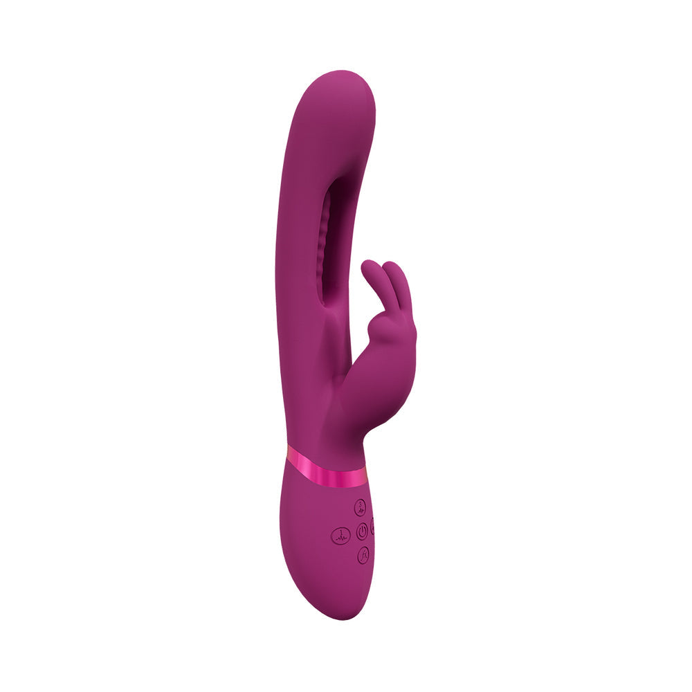 Shots Vive Mika Flapping Tongue Rabbit Vibrator - Pink