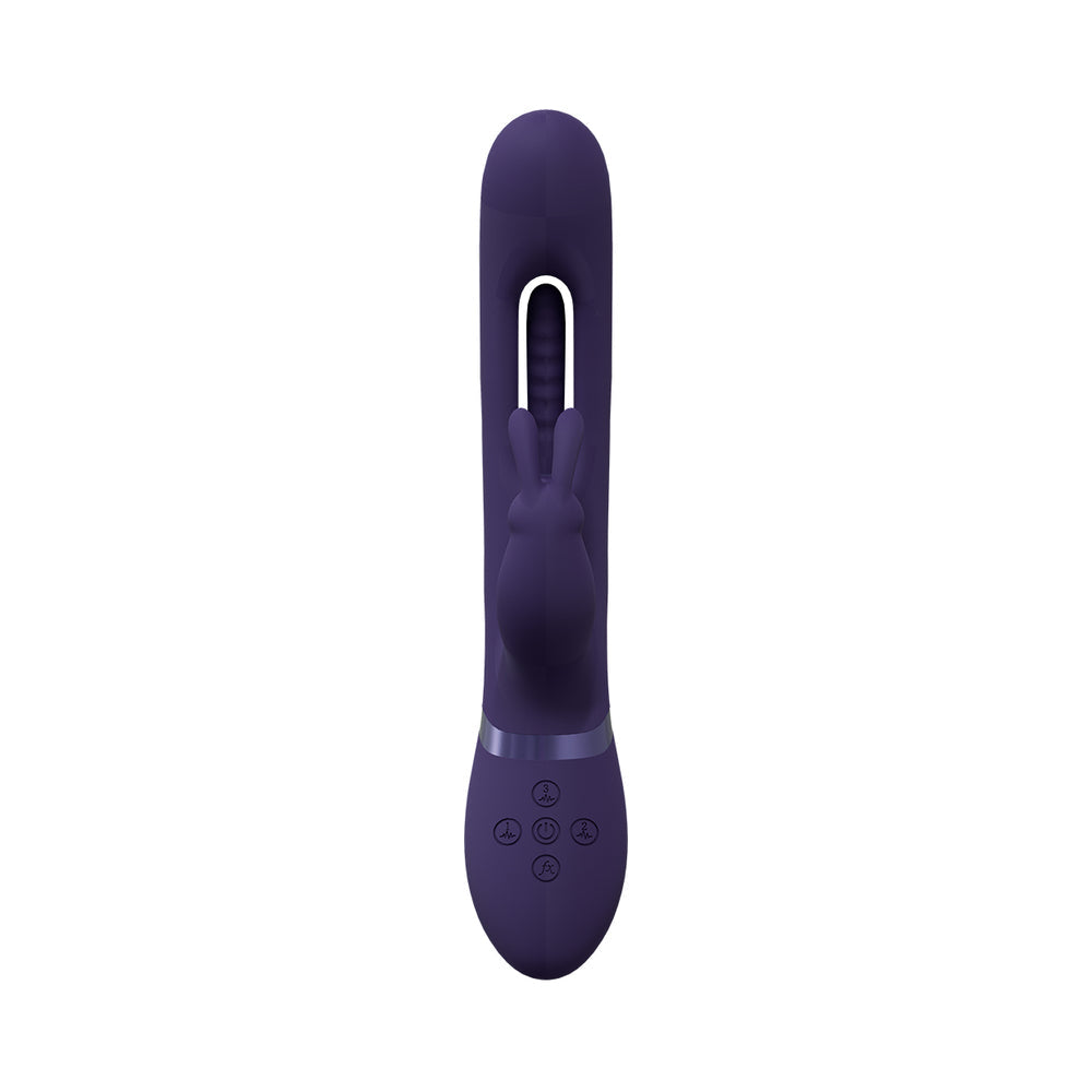 Shots Vive Mika Flapping Tongue Rabbit Vibrator - Purple