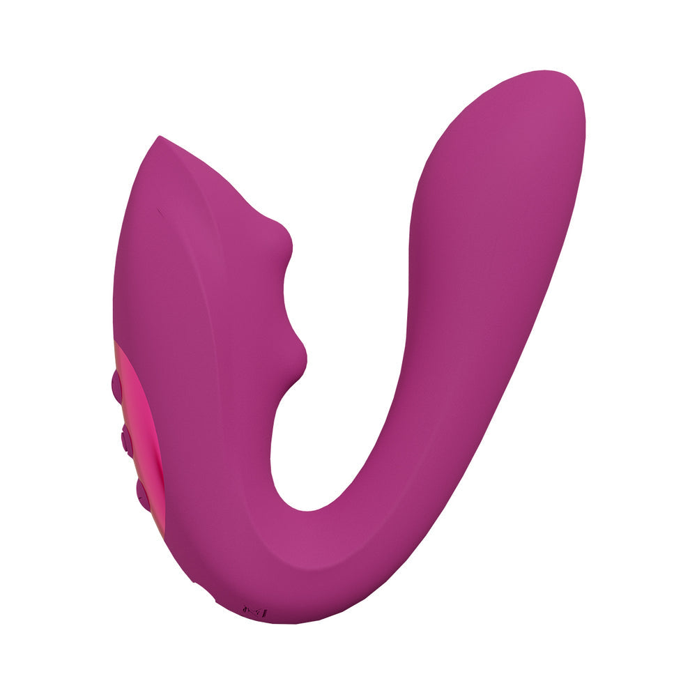 Shots Yuki Dual Action G-Spot Vibrator w/Massaging Beads - Pink