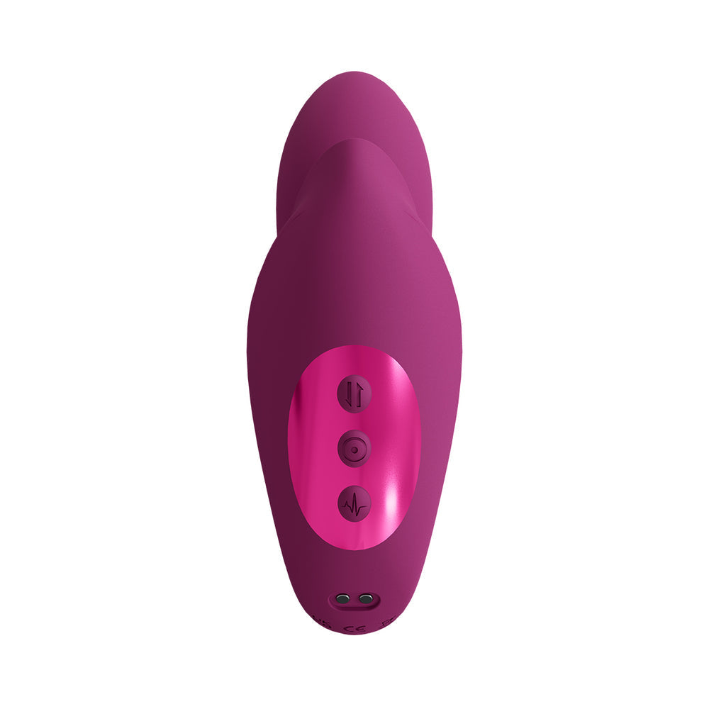 Shots Yuki Dual Action G-Spot Vibrator w/Massaging Beads - Pink