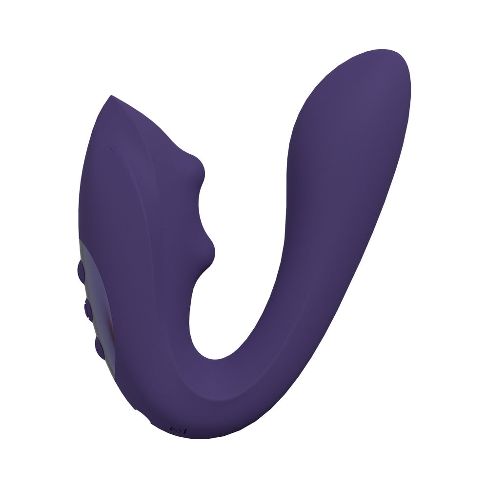 Shots Yuki Dual Action G-Spot Vibrator w/Massaging Beads - Purple
