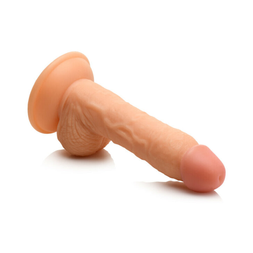 Curve Toys Fantasy Jock Wrestling Wayne 7" Dildo w/Balls - Light