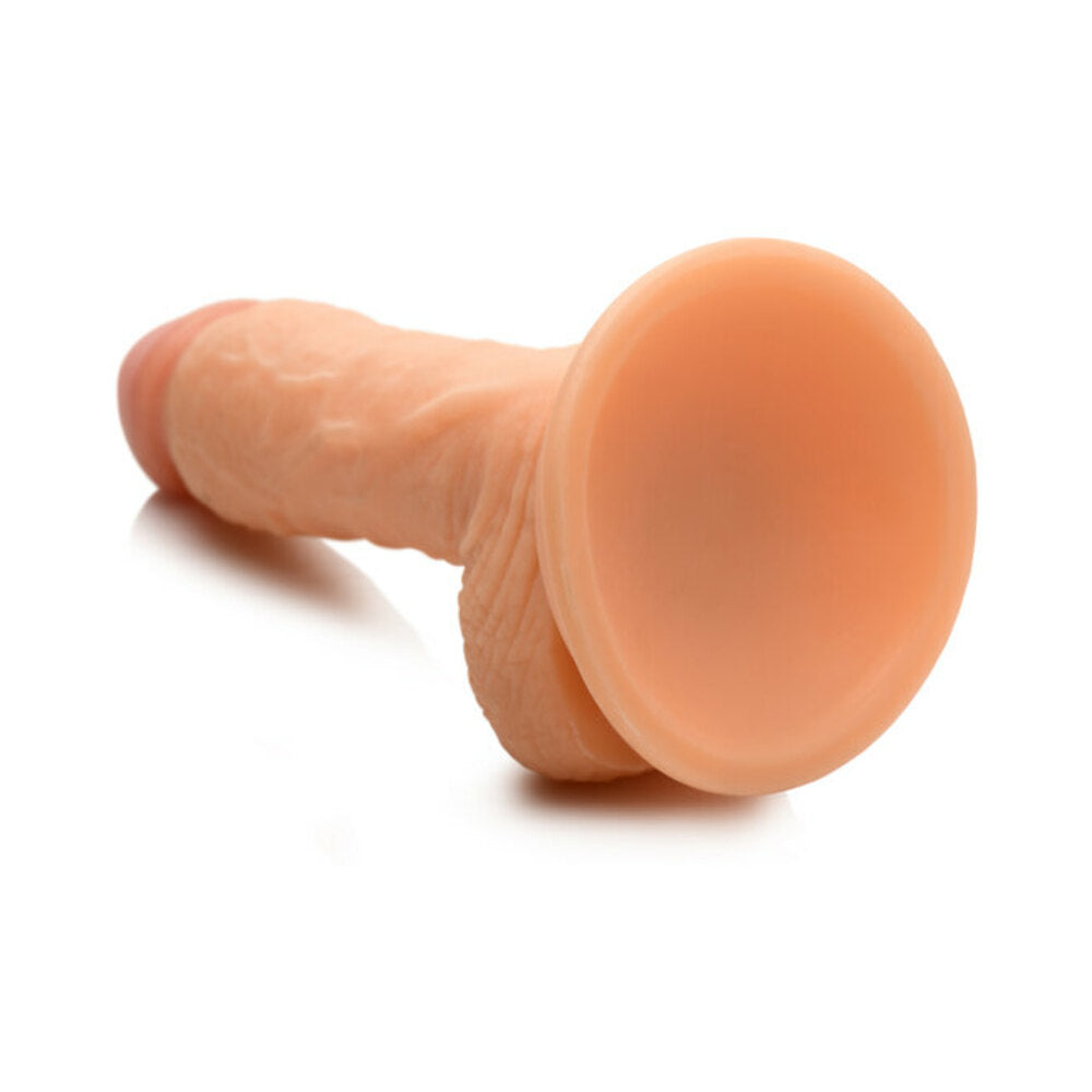 Curve Toys Fantasy Jock Wrestling Wayne 7" Dildo w/Balls - Light