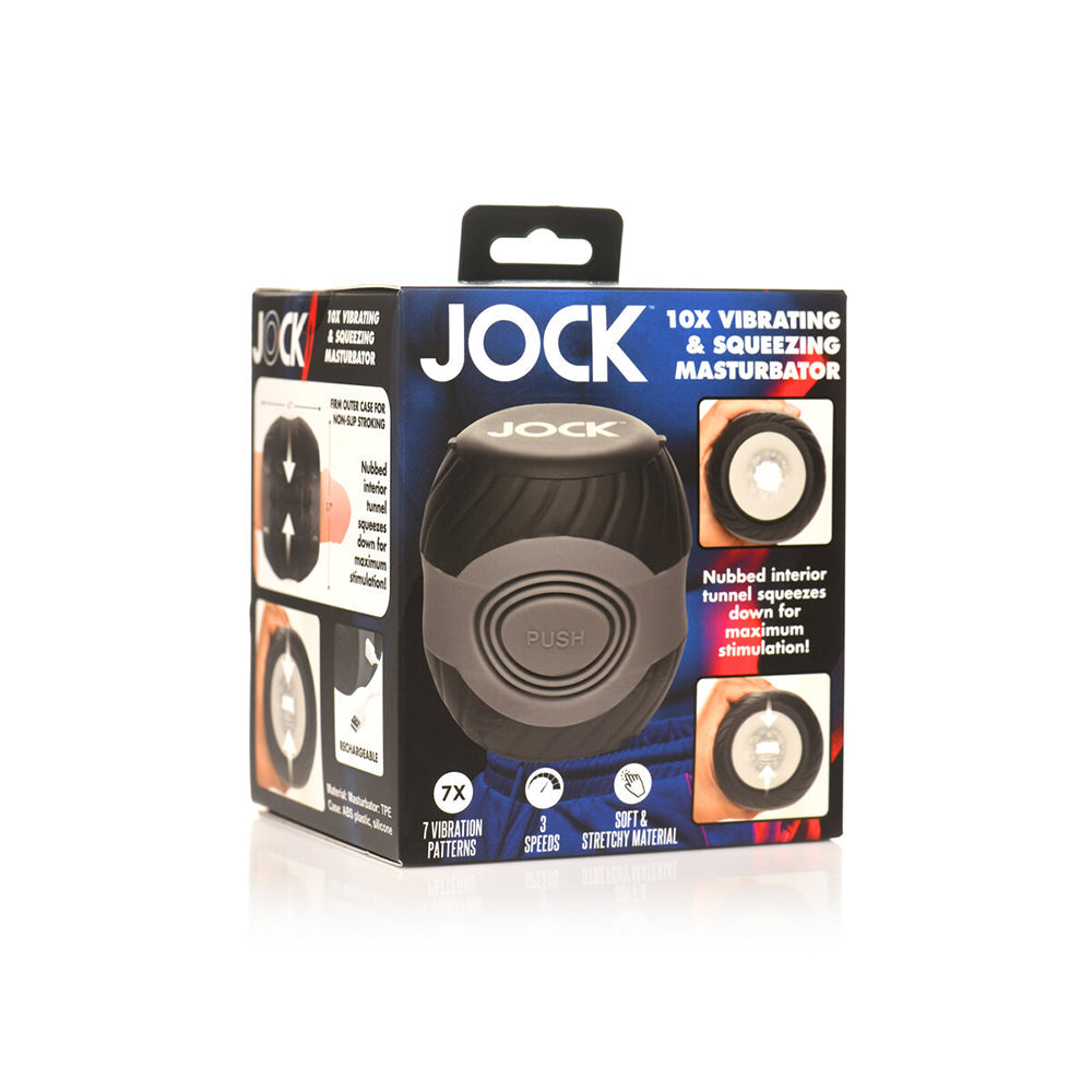 Curve Toys Jock 10x Vibrating Double Masturbator
