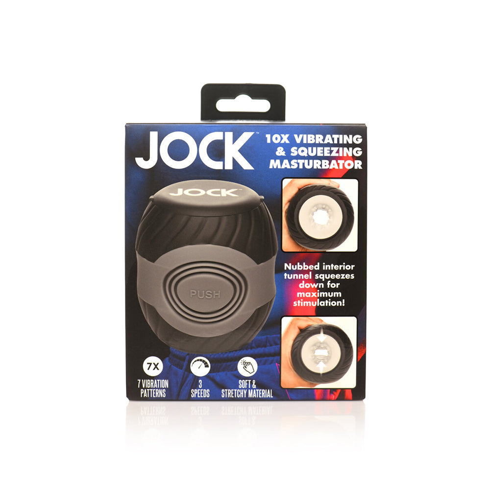 Curve Toys Jock 10x Vibrating Double Masturbator