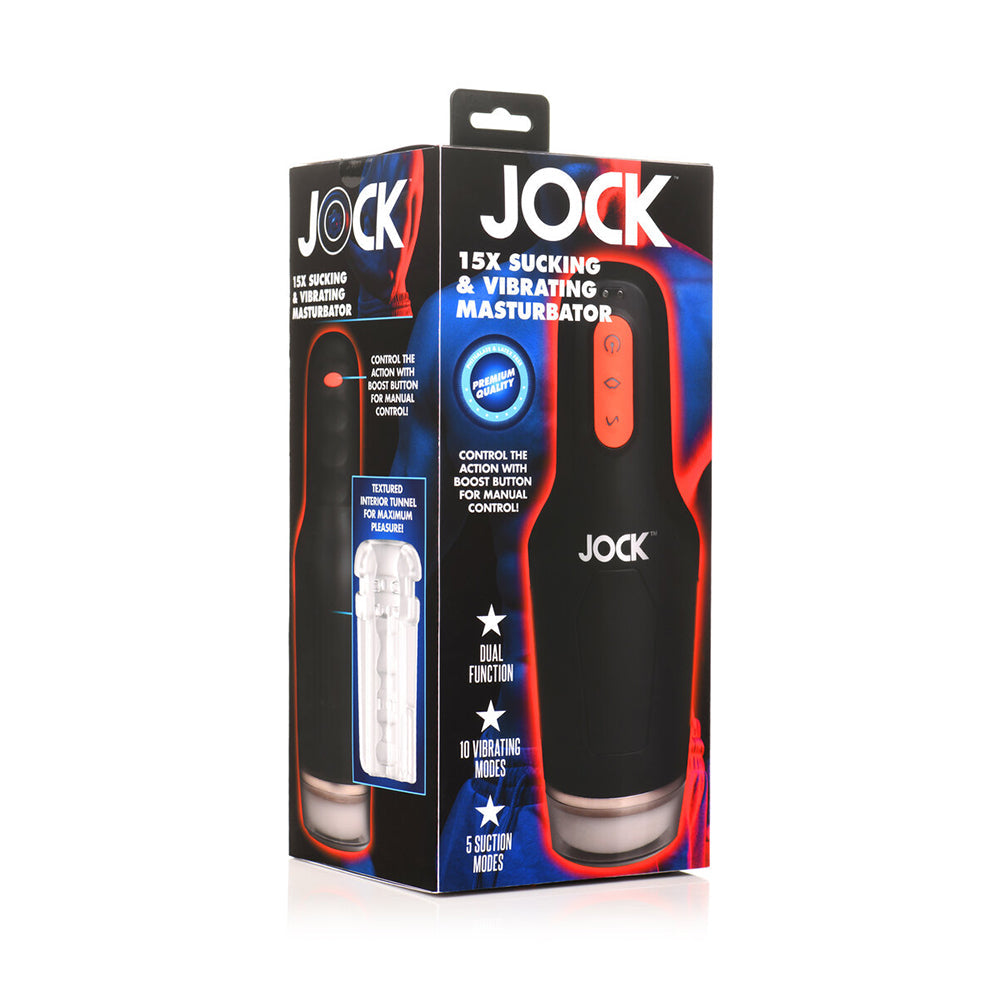 Curve Toys Jock 15x Sucking & Vibrating Masturbator
