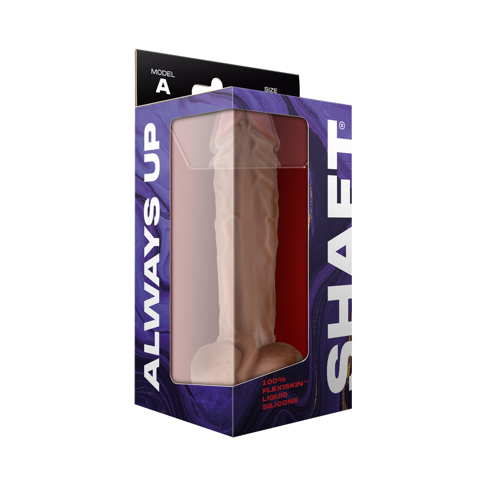 Shaft Model A Flexskin Liquid Silicone 10.5" Dong w/Balls - Pine