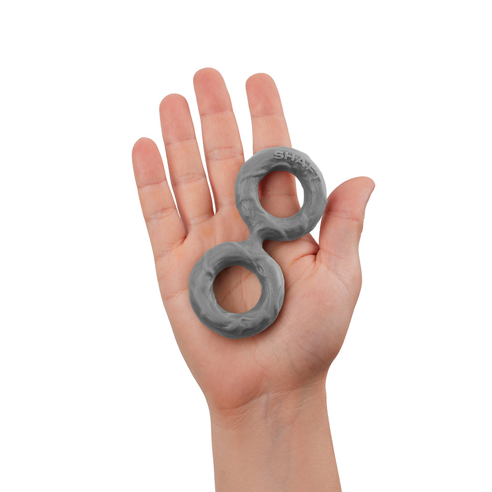 Shaft Double C-Ring - Large Gray